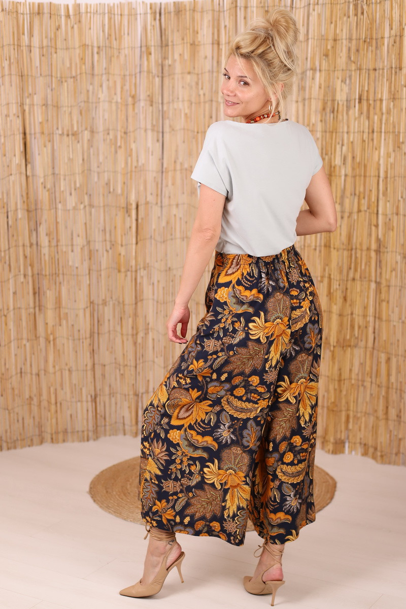 Joa Shop - cumpara online: Pantaloni de vara largi din in