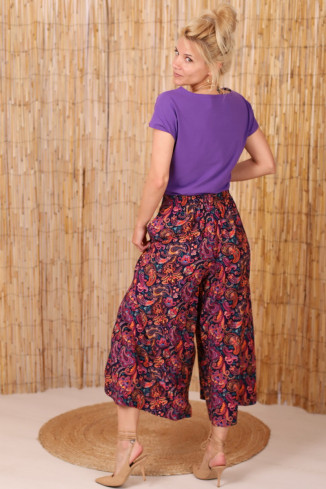 Joa Shop - cumpara online: Pantaloni de vara largi din in