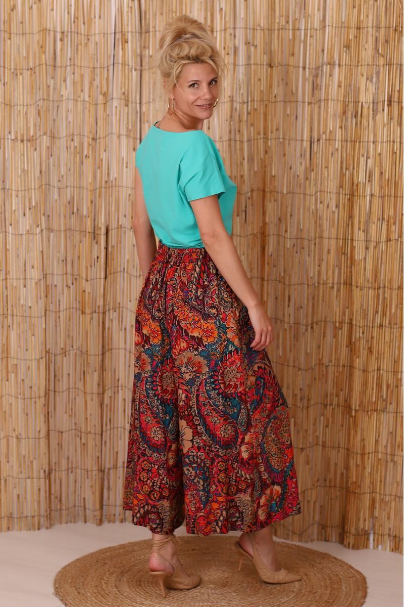 Joa Shop - cumpara online: Pantaloni de vara largi din in