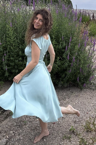 Rochie Sofia vernil