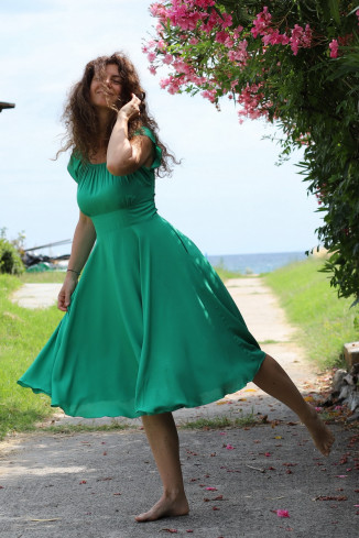 Rochie Sofia verde