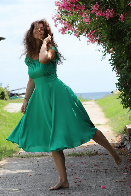 Rochie Sofia verde