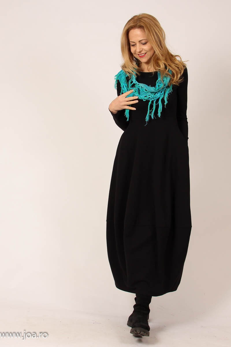 Rochie lunga  tip lalea, din bumbac