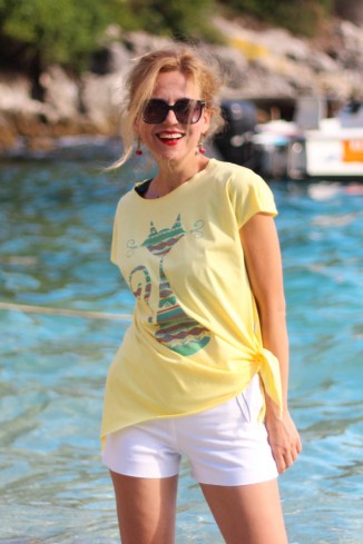 Tricou Missy galben pai